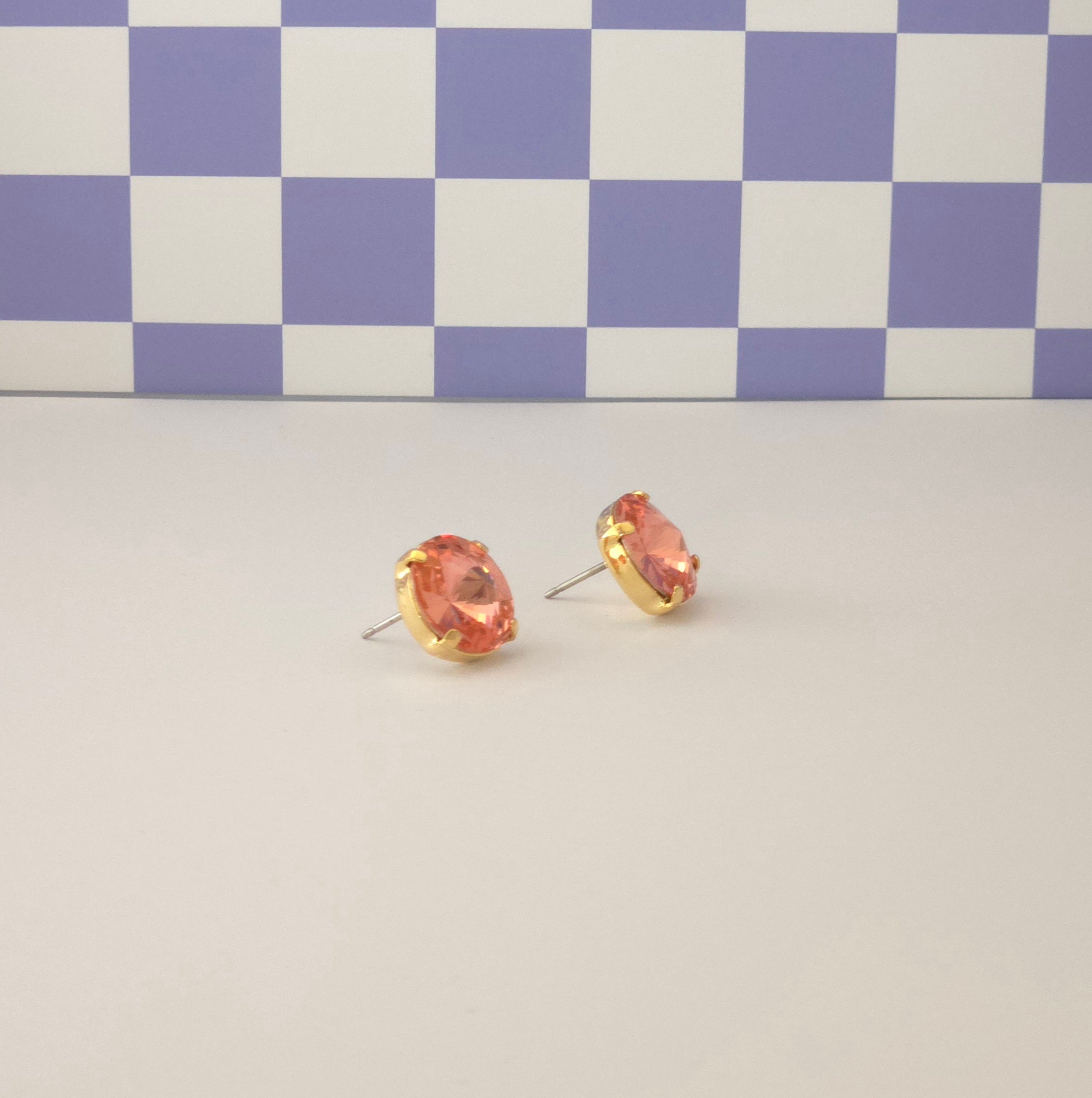12mm Rivoli Crystal Studs