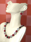Off With Her Head Swarovski Crystal Necklace | Handmade Black Statement Necklace | Siam & Jet Crystal Rivoli Choker