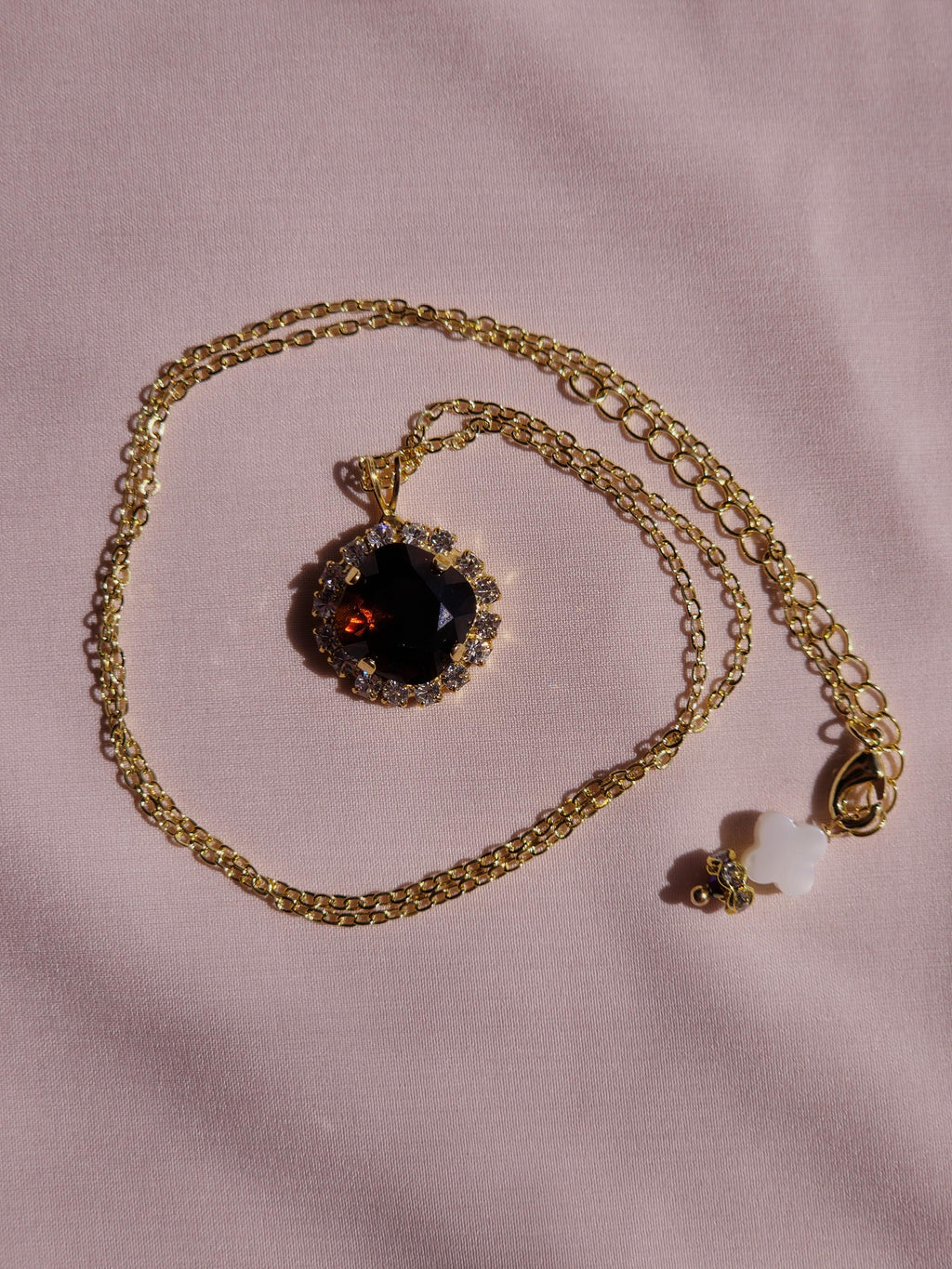 Champagne Toast Austrian Crystal | Colorado Topaz White Opal Necklace | Crystal Choker | Gold Plated Necklace Earrings | Rhinestone Jewelry
